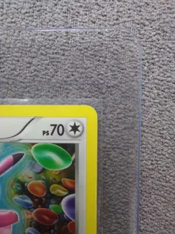 Ditto XY40 PROMO Holo Cosmos Pokemon Card Portuguese LP/NM with Saturn's Ring - Image 4