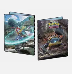 SUN & MOON 4 (CRIMSON INVASION) POKEMON 9-pocket portfolio album- 90-180 Cards - Image 1