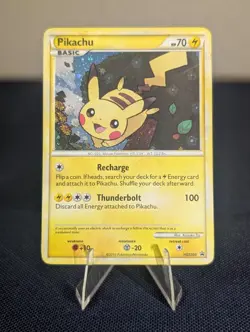 Pikachu HGSS03 Holo Black Star Promo Card - Image 1