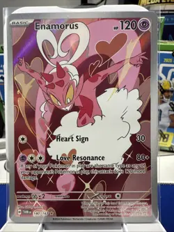 Pokemon Enamorus 180/167 Twilight Masquerade Illustration Rare Card - Image 1