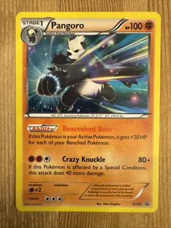 Pangoro - XY50 - Pokemon XY Promo Holo Rare Card LP - Image 1