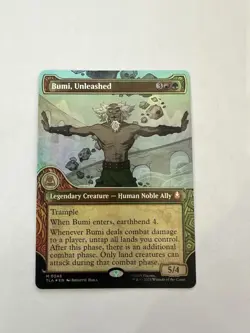 MTG - Bumi, Unleashed - 0348 Foil (Showcase) Avatar TLA - NM - Image 1