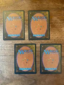 Living Armor x4 NM+ NEVER PLAYED 1995 MtG Chronicles Magic VINTAGE FREE SHIPPING - Image 2