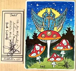 MTG ARTIST PROOF Portuguese Blue Scarab AP Art Sketch Amy WEBER Magic - Image 1