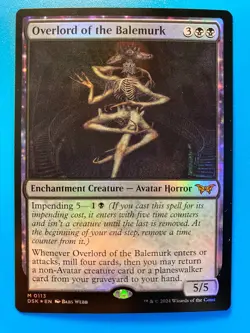 MTG 1x FOIL Overlord of the Balemurk 113 Duskmourn: House of Horror Magic x1 NM - Image 1