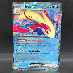 2024 POKEMON SURGING SPARKS MILOTIC EX 042/191 DOUBLE RARE - Image 1