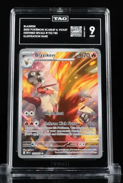 Blaziken #192/182 - 2025 Pokemon Destined Rivals - Gem Mint 9 - Image 1