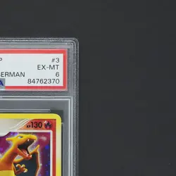 PSA 6 Glurak - Charizard Pokemon Karte TCG 3/132 Rare Holo Secret Wonders /V78 - Image 4