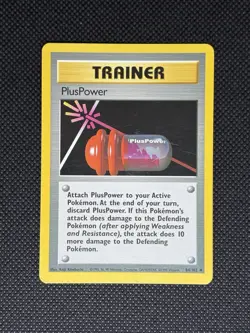 Pokemon TCG PLUSPOWER 84/102 Base Set WOTC - Image 1