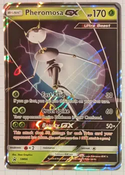 Pokemon Pheromosa GX SM66 NM Black Star Holo Sun & Moon Promos - Image 1