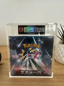 Future Flash TCG Japanese Pokemon Booster Box Factory Sealed Graded 96 ESG Rare - Image 1