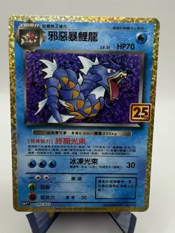 Chinese Shining Magikarp & Dark Gyarados 010/025 & 005/025 25th Ann. Pokemon NM - Image 1