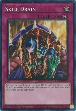 Yugioh! Skill Drain - RA02-EN077 - Prismatic Collector's Rare - 1st Edition Near - Image 1