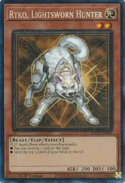 Yugioh! LP Ryko, Lightsworn Hunter - RA02-EN003 - Prismatic Collector's Rare - 1 - Image 1