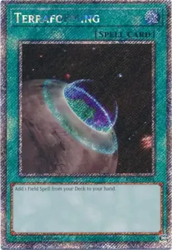 Yugioh! Terraforming - RA04-EN084 - Platinum Secret Rare - 1st Edition Near Mint - Image 1