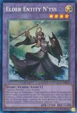 Yugioh! Elder Entity N'tss - RA01-EN026 - Prismatic Collector's Rare - 1st Editi - Image 1