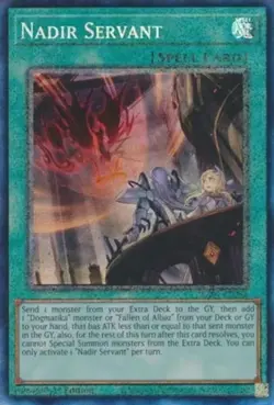 Yugioh! Nadir Servant - RA01-EN062 - Prismatic Collector's Rare - 1st Edition Ne - Image 1
