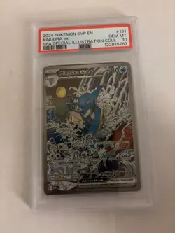 Kingdra ex 131 Sv: Scarlet & Violet Promo Cards Holo psa 10 - Image 1