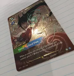 Riftbound TCG - Origins - Ahri Nine-Tailed Fox 303* Signature Card - Image 3