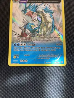 Gyarados 21/98 XY - Ancient Origins Holo Pokemon Trading Card Full Art - NM - Image 3