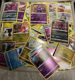 Pokemon TCG : 200 CARD LOT Rare Common Uncommon GUARANTEED RARE + HOLO CARDS!! - Image 1