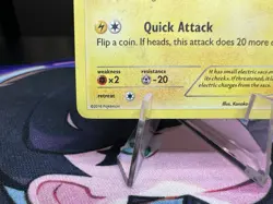Pokemon Pikachu XY95 Holo 2016 Let's Eat Together Cutest Card - Image 4
