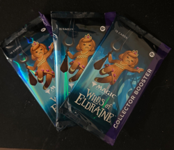 3 Magic the Gathering Wilds of Eldraine Collector Booster Pack Sealed - Image 1