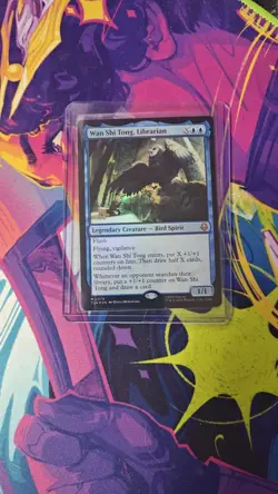 Wan Shi Tong, Librarian FOIL Stamped MTG Avatar*IN HAND*( Damage ) - Image 1