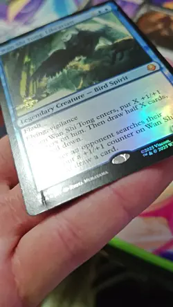 Wan Shi Tong, Librarian FOIL Stamped MTG Avatar*IN HAND*( Damage ) - Image 2