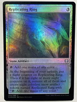 Magic the Gathering KHM - Replicating Ring FOIL w/token - Image 1