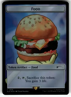 Food Token () (Rainbow Foil) T Secret Lair Drop Series 1938 NM MTG - Image 1