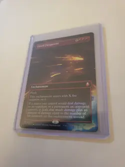 MtG TCG: Avatar TLA, Fated Firepower (Borderless) FOIL #0297 Mythic - Image 1