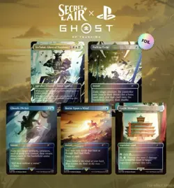 Magic The Gathering - Secret Lair x Playstation Ghost of Tsushima FOIL - Image 1