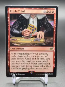 MTG Triple Triad 0166 Final Fantasy Regular Rare Enchantment - Image 1