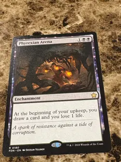 PHYREXIAN ARENA Magic the Gathering MTG Foundations Rare - Image 1