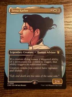 MTG Magic The Gathering Teysa Karlov Borderless - Image 1