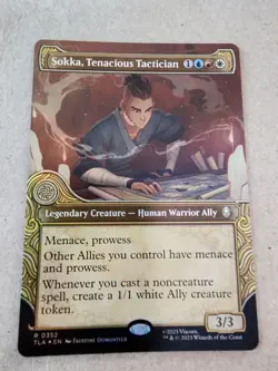 Sokka, Tenacious Tactician - #352 Foil (Showcase) Avatar: The Last Airbender Mtg - Image 1