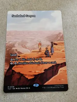 Sunbaked Canyon -#58 (Borderless) Regular - Avatar: The Last Airbender - Mtg - Image 1