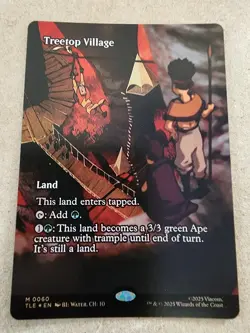 Treetop Village - #60 Mtg - Avatar The Last Airbender (Borderless) - Mtg - Image 1