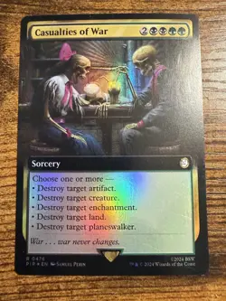 MTG Magic The Gathering Casualties of War Foil Rare - Image 1