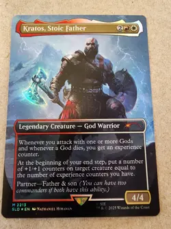 Kratos, Stoic Father - Foil - Secret Lair Drop - Mtg - Image 1