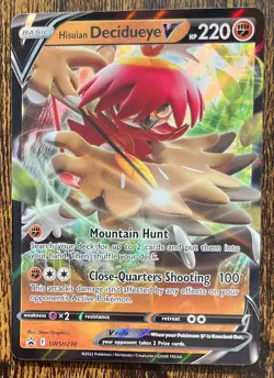 Hisuian Decidueye V SWSH238 Sword & Shield Black Star Promo Pokemon TCG NM - Image 1