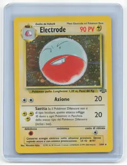 1999 Pokemon TCG Electrode Jungle #2/64 Italian Lightly Played Swirl - Image 1