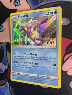Bruxish - SM11 - (Staff) Prerelease Promo PL Promo Pokemon Sun & Moon - Image 3