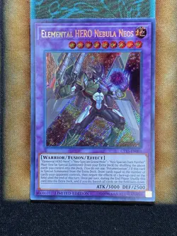 Yugioh Elemental HERO Nebula Neos CT15-EN001 Secret Rare Limited Edition LP - Image 1