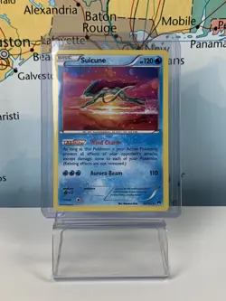 SHIPS SAME DAY Pokemon Card NM Suicune 30/122 XY BREAKpoint Holo Rare Water Type - Image 1