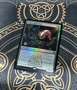 Badgermole Cub Prerelease Cards Foil - Image 1