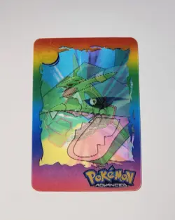 2004 Pokemon Advanced Lenticular Action Cards - Rayquaza - Image 1