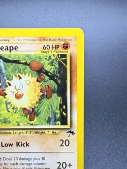 2001 Southern Islands Collection Primeape 18/18 PROMO Pokemon Card - Image 4