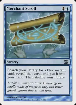 Merchant Scroll (8th Edition) [Oversize Cards] Moderately Played - Image 1